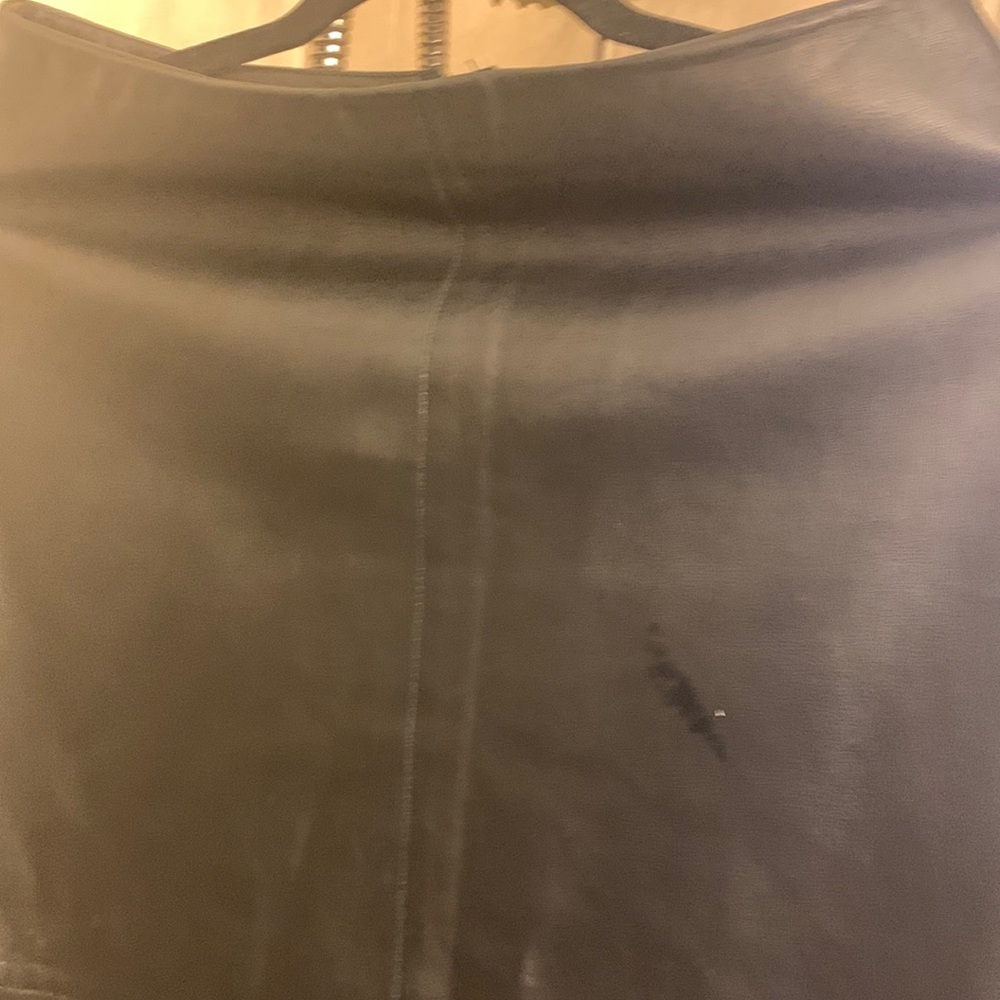 Bebe leather skirt